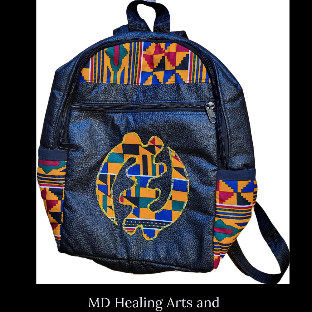 Multicolor Gye Nyame Backpack